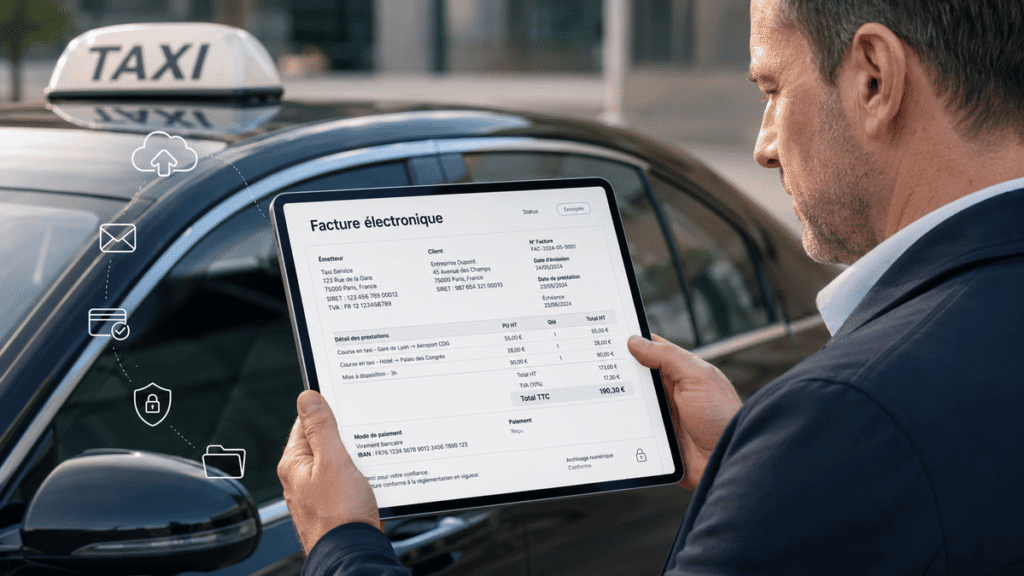 facture électronique taxis